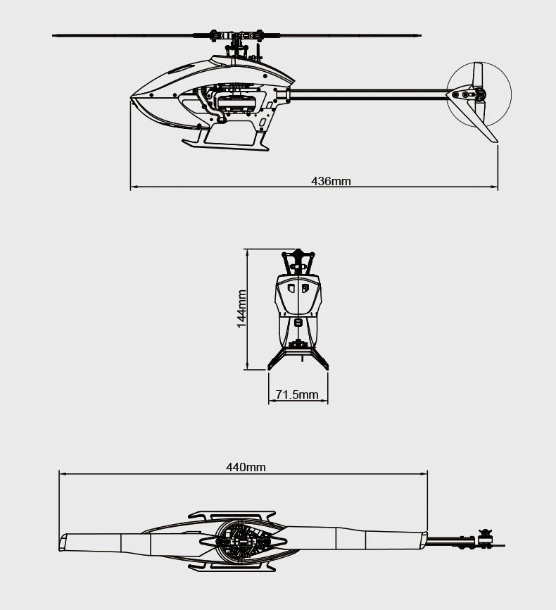 Goosky Legend S2 Helicopter (RTF) - Green/Yellow (MODE 2)