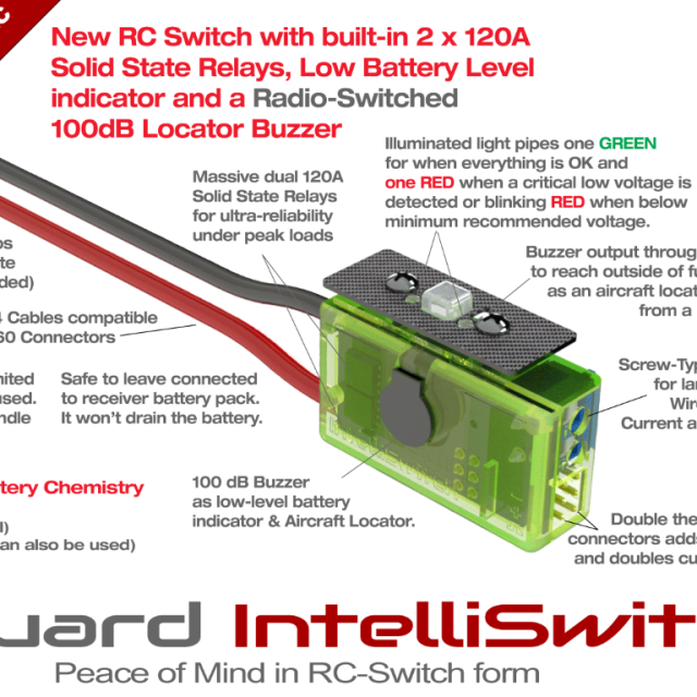 XGuard IntelliSwitch – Switch with dual solid state relay and aircraft locator buzzer