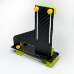 Ultra-High precision carbon fiber Pitch Gauge phone holder for the IRCHA App