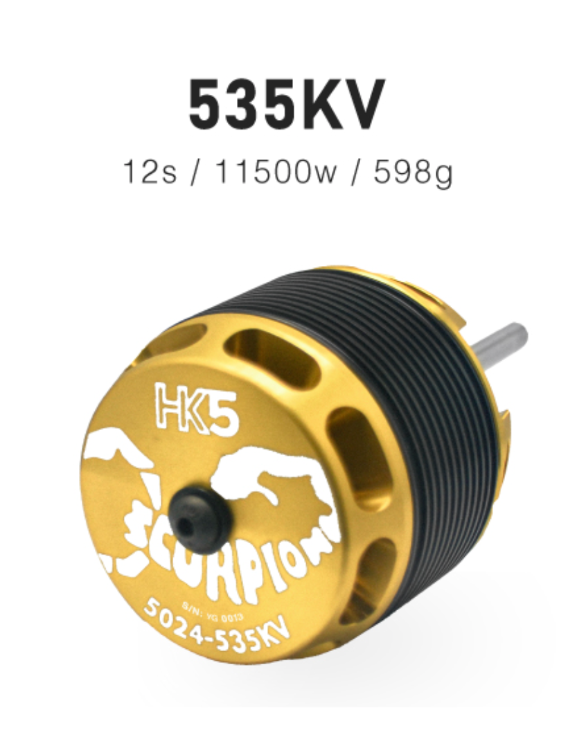 Scorpion HK5-5024-535kv (6 x 36mm shaft)