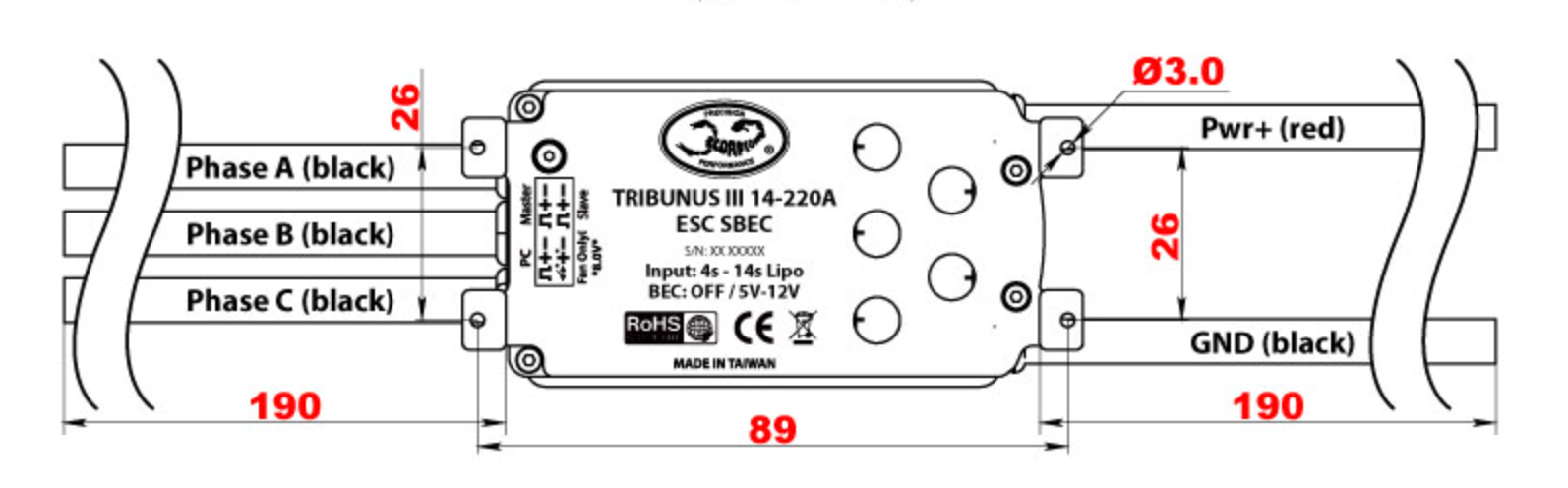 Scorpion Tribunus III 14-220A ESC SBEC